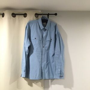 Patagonia Blue Mens L/S Button Down Shirt - Size L